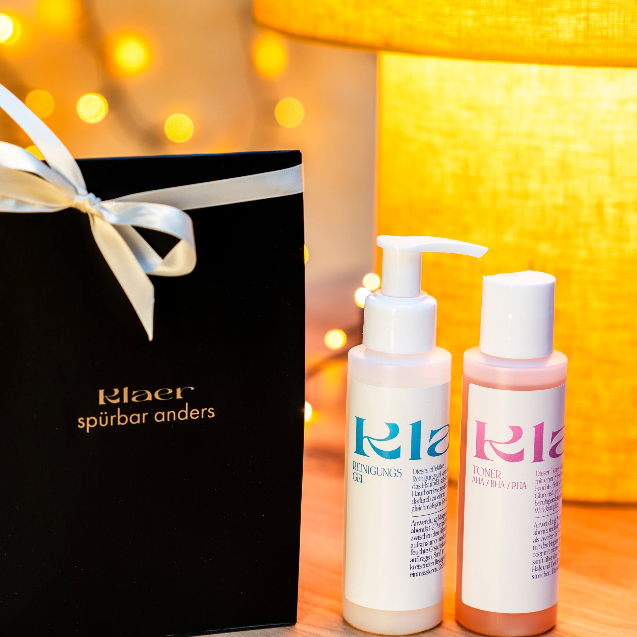 Geschenkset Refresh - Reinigungsgel + AHA/BHA/PHA-Toner