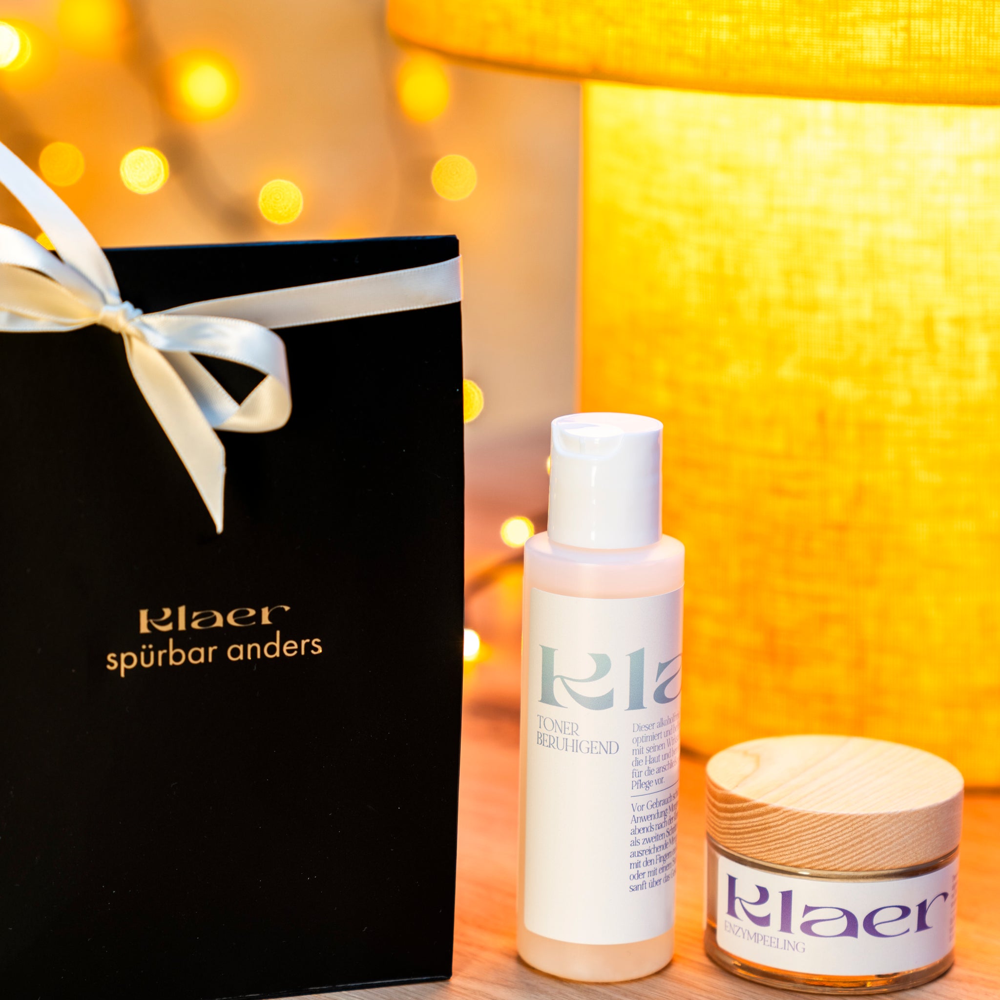 Geschenkset Selfcare - Enzympeeling + beruhigender Toner